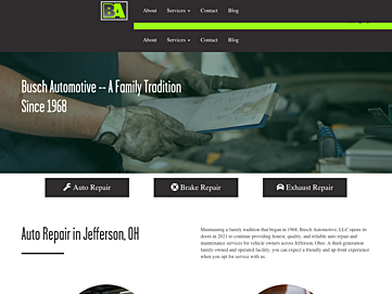 Screenshot of tbuschautomotive.net