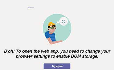 Screenshot of teams.microsoft.com