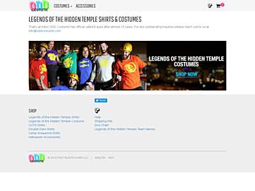 Screenshot of templeshirts.com