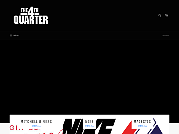 Screenshot of the4thquartershop.com