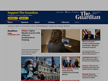 Screenshot of theguardian.com
