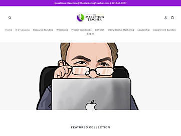 Screenshot of themarketingteacher.myshopify.com