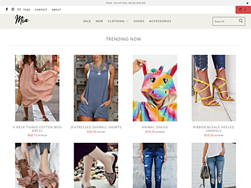 Screenshot of theuwshop.com