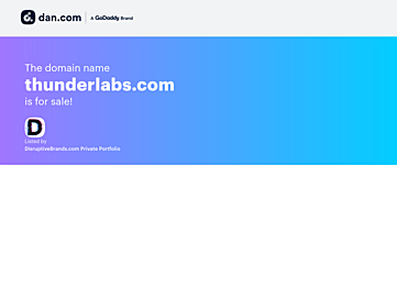 Screenshot of thunderlabs.com