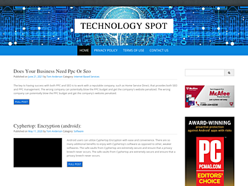 Screenshot of toptipspot.com