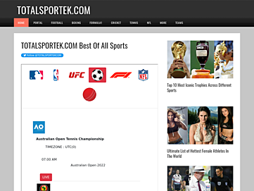 Screenshot of totalsportek.com