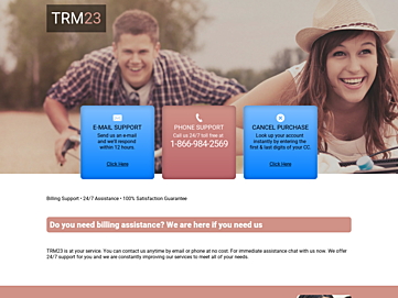 Screenshot of trm23.com