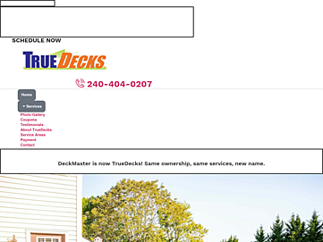 Screenshot of truedeck.com