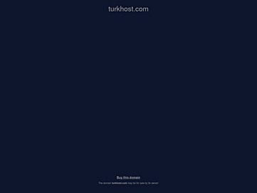 Screenshot of turkhost.com