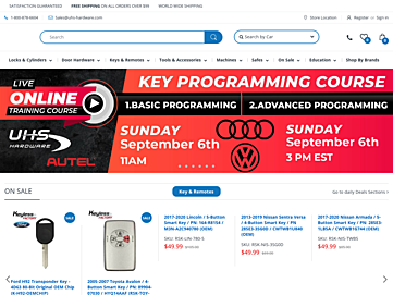 Screenshot of uhs-hardware.com