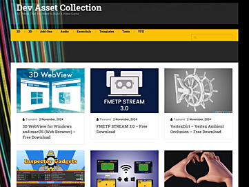 Screenshot of unityassetcollection.com