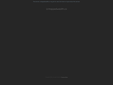 Screenshot of untappedwealth.co