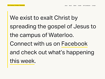 Screenshot of uwccf.ca
