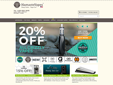 Screenshot of vaporseller.com