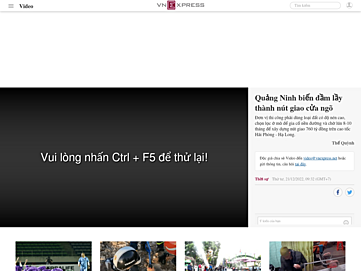 Screenshot of video.vnexpress.net