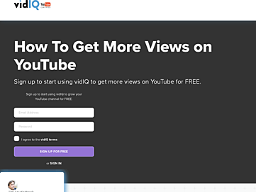 Screenshot of vidiq.com