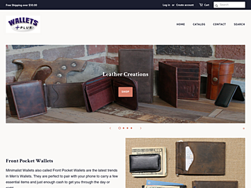 Screenshot of walletsplus.com