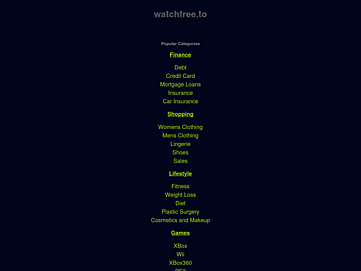 Screenshot of watchfree.to