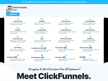 Screenshot of webcookingclasses.clickfunnels.com