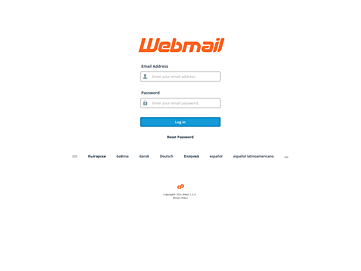 Screenshot of webmail.onepage.es