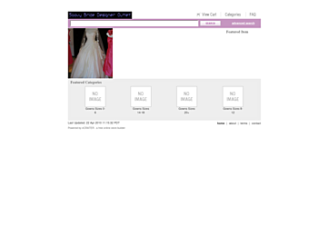 Screenshot of weddingdresses.ecrater.com