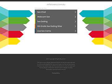 Screenshot of wifelovers.com.au
