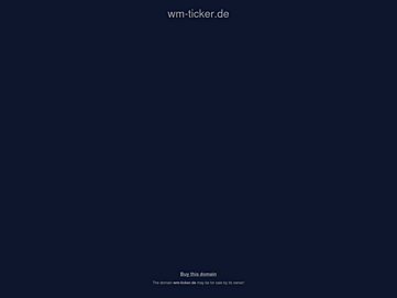 Screenshot of wm-ticker.de