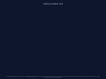 Screenshot of ww1.robuxcodes.me