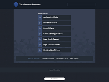 Screenshot of youniversoulfest.com