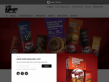 Screenshot of yupbrands.com