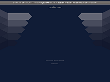 Screenshot of zenshin.com